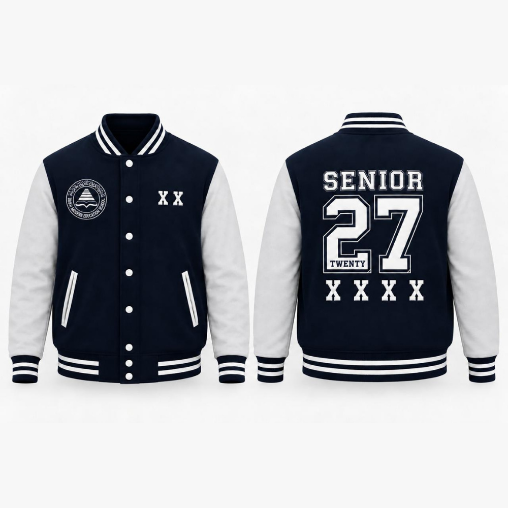 SENIOR 2027 CUSTOM VARSITY JACKET